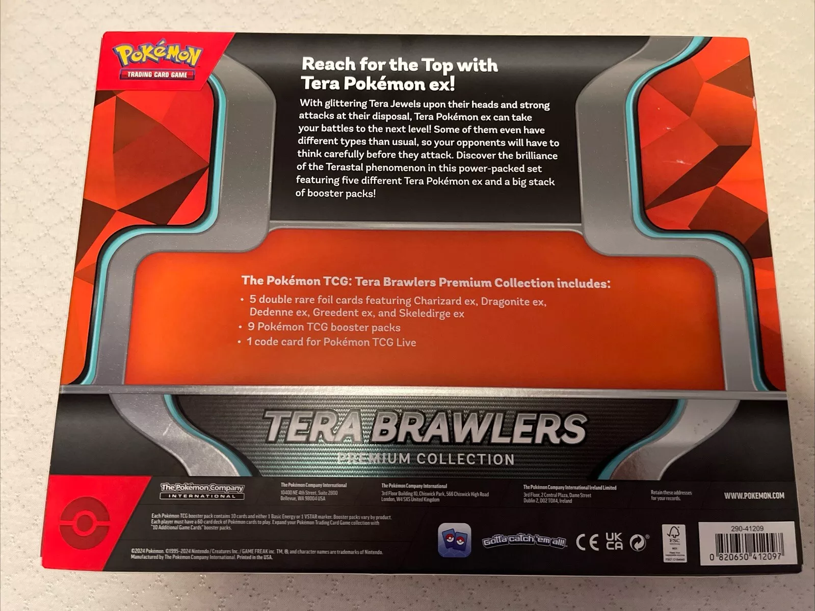 Tera Brawlers Premium Collection Trading Card Game Set