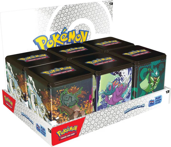 Collectible Trading Card Game Stacking Tin Storage Case