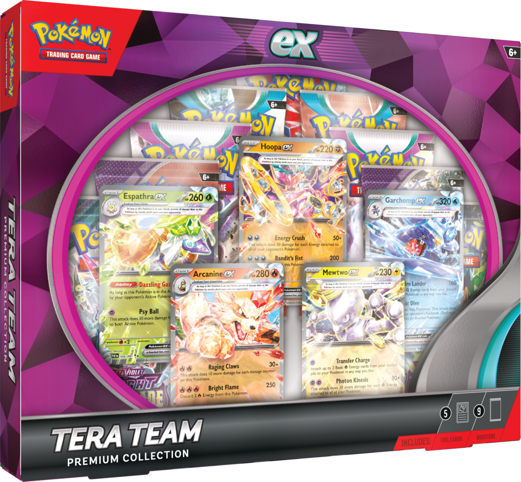 Tera Team Premium Collection Trading Card Game Box Set