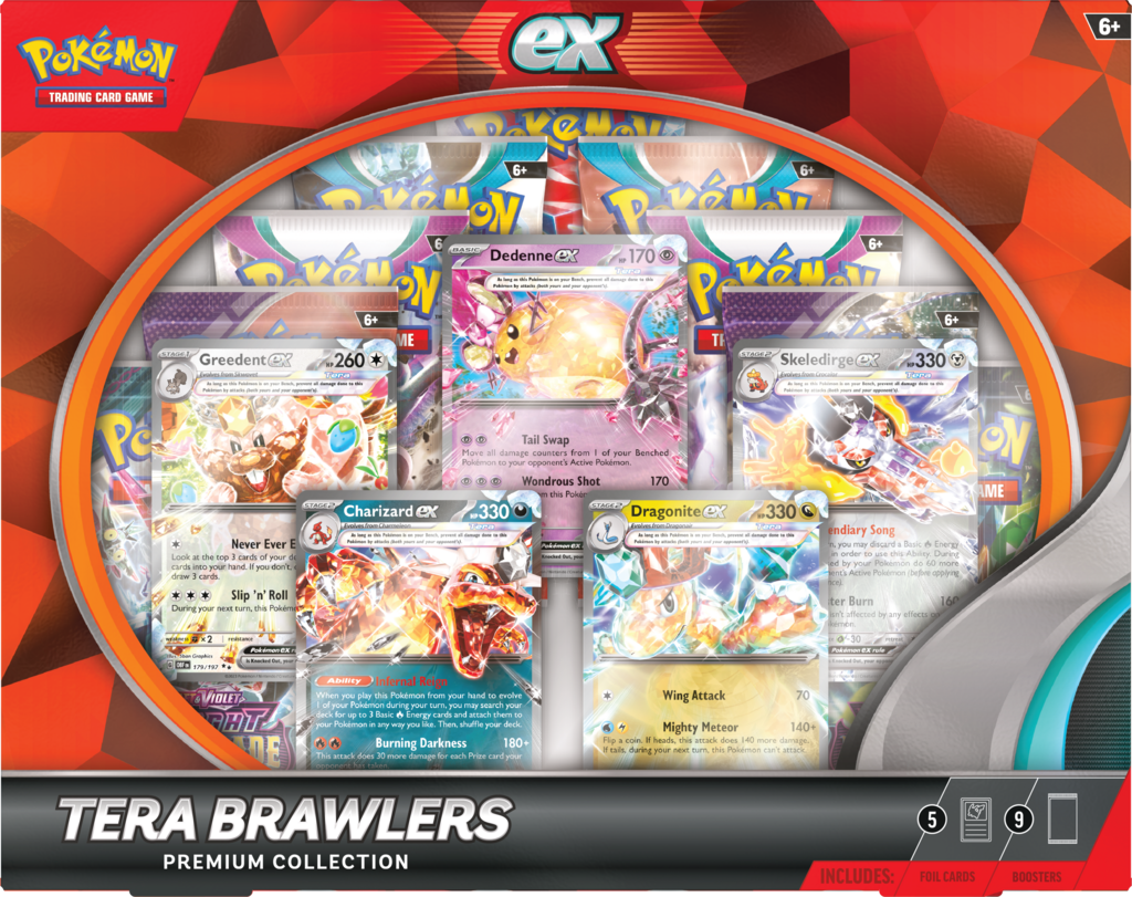 Tera Brawlers Premium Collection Trading Card Game Set