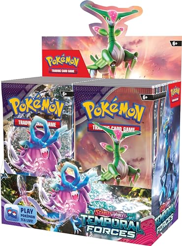 Scarlet and Violet Temporal Forces Booster Display Box