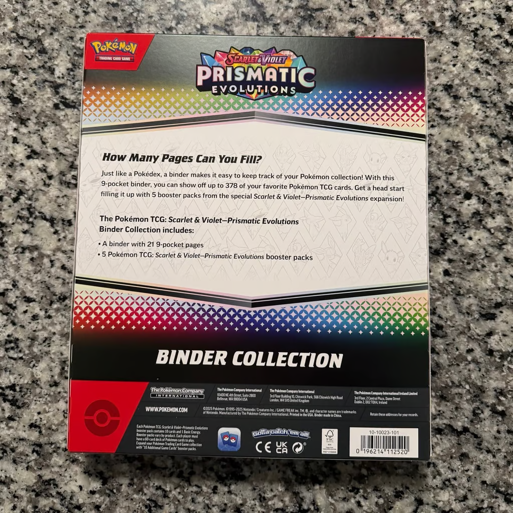 Trading Card Binder Collection Set