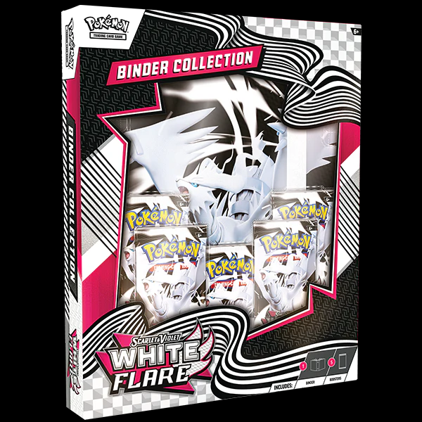 Pokemon TCG Scarlet and Violet White Flare Binder Collection