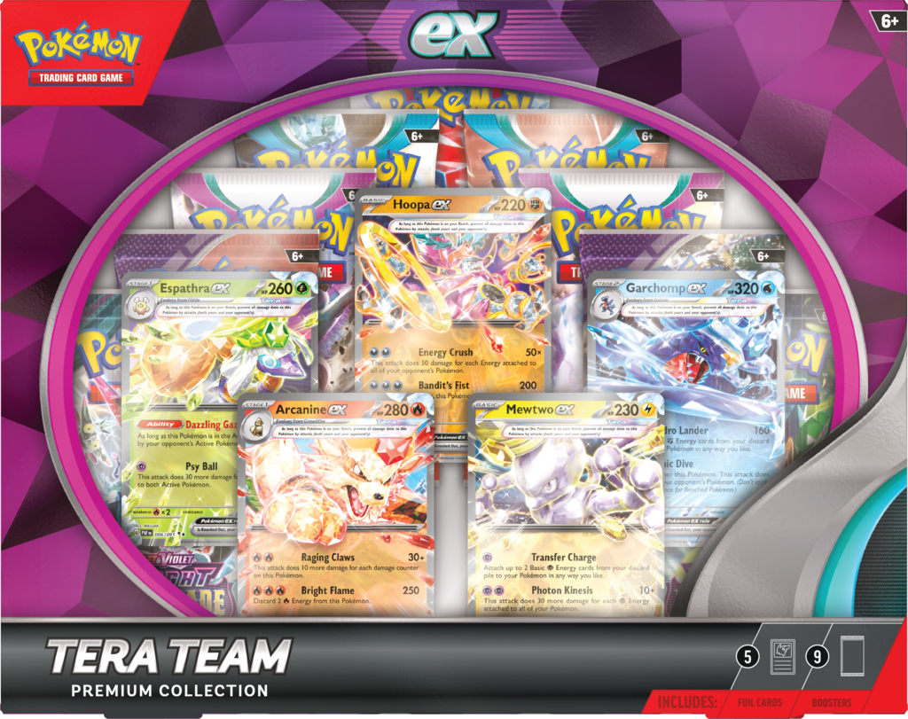 Tera Team Premium Collection Trading Card Game Box Set