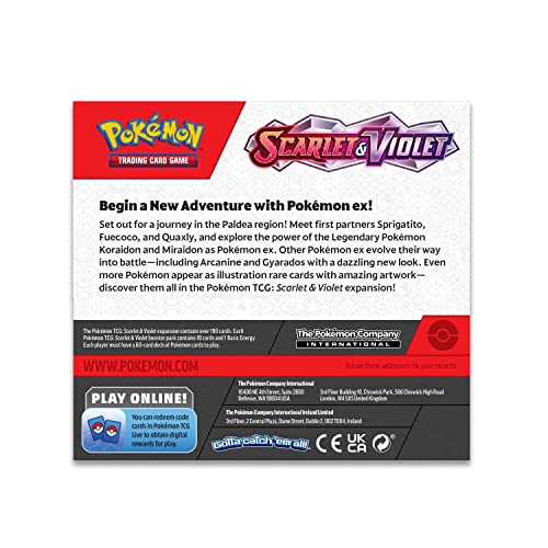 Scarlet and Violet Trading Card Game Booster Display Box 36 Packs
