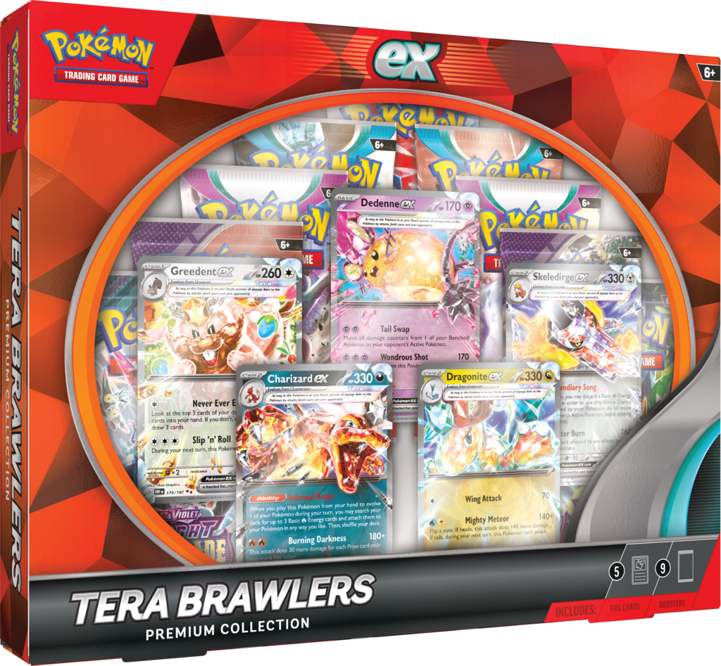Tera Brawlers Premium Collection Trading Card Game Set